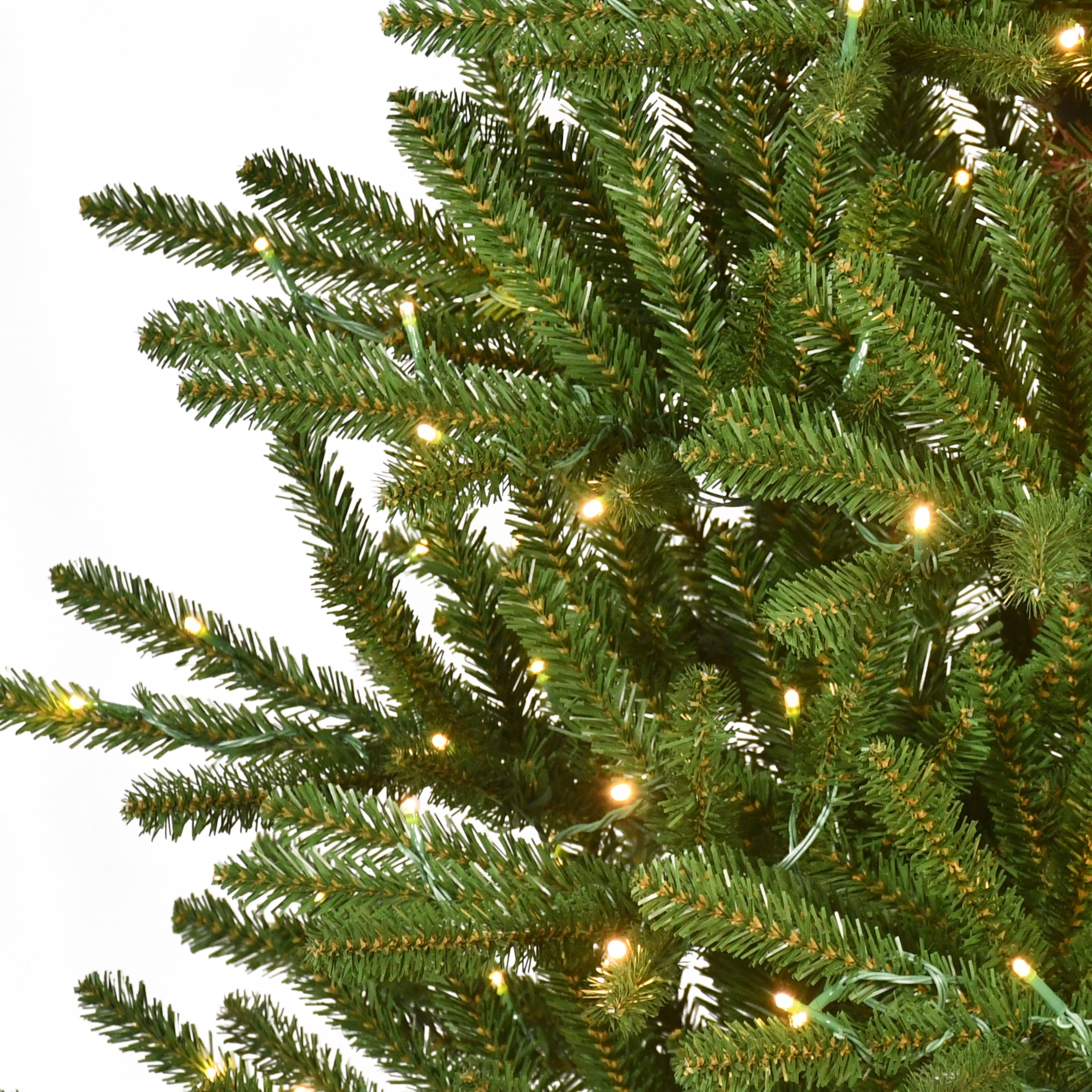 7.5' Pre-Lit Slim Mountain View Spruce Tree